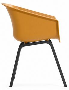 Scaun de dining AMALIA ELEMENT, galbena