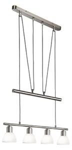 Lustră LED pe cablu MATTES 4xE14/4W/230V 3000K crom lucios