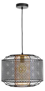 Lustră pe cablu DENTON 1xE27/40W/230V negru