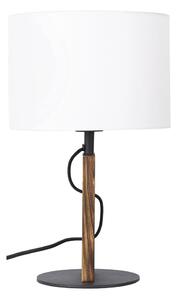 Lampă de masă PINUS 1xE27/40W/230V alb/wood
