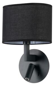 Brilagi - Lampă LED de perete DAYA 1xE14/40W/230V + LED/3W negru