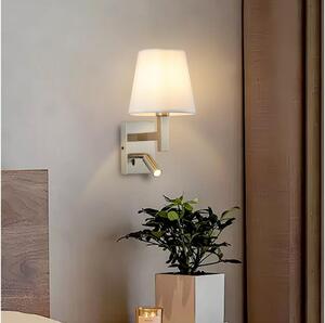 Lampă LED de perete Brilagi DAYA 1xE14/40W/230V + LED/3W alb/crom mat