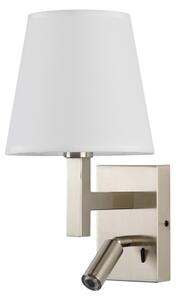 Lampă LED de perete Brilagi DAYA 1xE14/40W/230V + LED/3W alb/crom mat