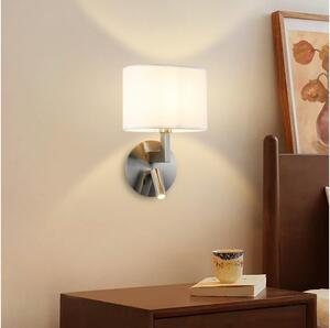 Lampă LED de perete Brilagi DAYA 1xE14/40W/230V + LED/3W alb/crom mat