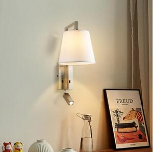 Lampă LED de perete Brilagi RAYA 1xE14/40W/230V + LED/3W alb/crom mat