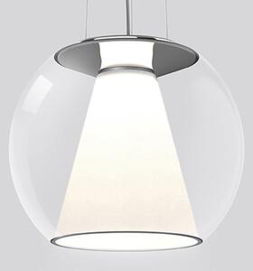 Serien Lighting serien.lighting Draft S lampă de suspendare 927 Triac transparent, reglabil, Transparent, Camera de zi / sufragerie, Sticlă, Modern, glob