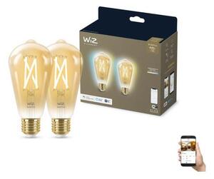 SET 2x LED Vintage ST64 E27/6,7W/230V 2000-5000K Wi-Fi -WiZ dimabil