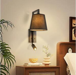Lampă LED de perete Brilagi RAYA 1xE14/40W/230V + LED/3W negru