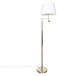 ByRydens 1988780-6509 Lampă de podea ORLANDO 1xE27/5W/230V + LED/3W alb/auriu