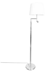 ByRydens 1988780-5000 Lampă de podea ORLANDO 1xE27/5W/230V+LED/3W alb/crom