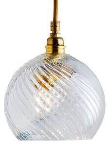 EBB & FLOW Lampă de suspendare Rowan aur/strat Ø 15,5 cm, reglabil, Transparent, Camera de zi / sufragerie, Sticlă, Scandinavă
