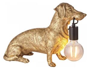 Lampă de masă Endon 101187 DACHSHUND 1xE27/10W/230V auriu