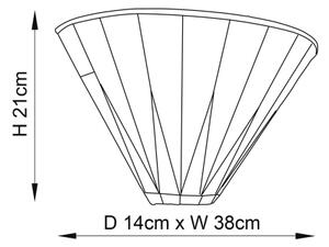 Endon 64046 - Aplică de perete Tiffany DARK STAR, 1xE14/40W/230V