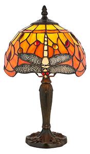 Endon 64091 - Lampă de masă Tiffany DRAGONFLY 1xE14/7W/230V diametru 20 cm