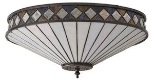 Endon 64145 - Plafonieră Tiffany FARGO, 2xE27/60W/230V, diametru 41,5 cm
