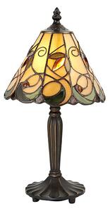 Endon 64196 - Lampă de masă Tiffany JAMELIA, 1xE14/40W/230V, diam. 20 cm