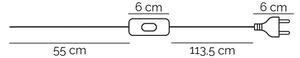 Lampă de masă ONLI ZOE 1xE14/6W/230V 22 cm alb