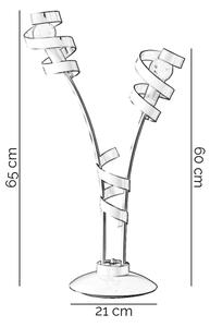 Lampă de masă ONLI ZOE 2xE14/6W/230V 65 cm alb