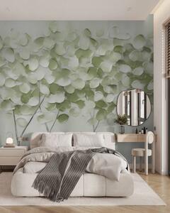 Tapet Copaci stilizati, imitație de tablou, Fototapet Natură, w05942v1 : Uwalls.ro