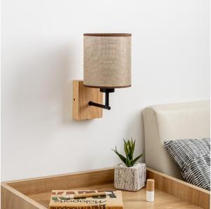 Lampă de perete Brilagi NUBILA WOOD 1xE27/25W/230V stejar/maro