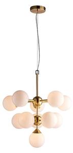 Lustră pe cablu Endon 76500 OSCAR 11xG9/18W/230V alamă