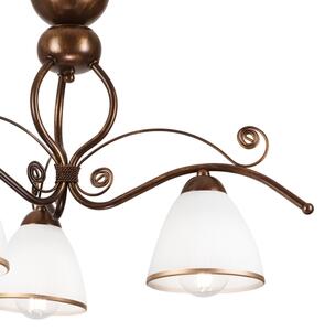 Lustră LED aplicată Brilagi ANTICO 3xE27/60W/230V patină bronz