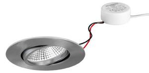 BRUMBERG BB23 încast IP65 RC driver rotund alb, reglabil, Metalic, Baie, Aluminiu, Corpuri de iluminat încastrate rotunde
