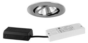 BRUMBERG BB03 cutie conectare încastrat DALI crom, reglabil, Metalic, Hol, Aluminiu, Corpuri de iluminat încastrate rotunde