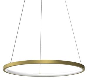 Lustră LED pe cablu HOOP LED/27W/230V d. 50 cm 4000K auriu