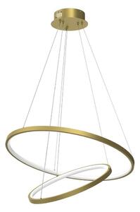 Lustră LED pe cablu HOOP LED/51W/230V d. 60 cm 4000K auriu