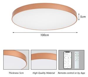 BRILAGI-LED Corp de iluminat dimabil POOL SMART LED/128W/230V 100 cm Wi-Fi Tuya bronz+telecomandă