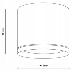 Spot VIVO 1xGX53/10W/230V 6 cm negru