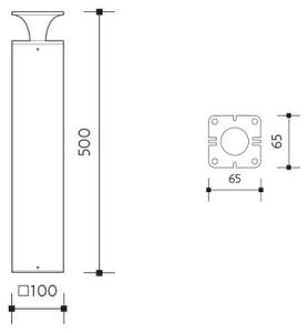 Lampă LED de exterior ORNELA LED/6W/230V 3000K IP54 antracit