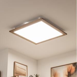Plafonieră LED Brilagi SLIMFRAME WOOD LED/58W/230V 64x64 cm maro
