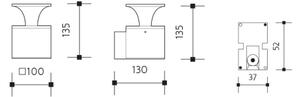 Aplică LED de exterior ORNELA LED/6W/230V 3000K IP54 maro