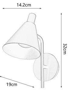 Lampă LED de perete Brilagi LUCERA LED/3W/230V verde