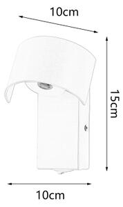 Lampă LED de perete Brilagi VASTO LED/3W/230V alb