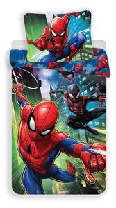 Lenjerie de pat pentru copii din bumbac pentru pat de o persoană 140x200 cm Spider-man – Jerry Fabrics