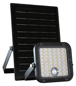 Proiector solar LED reglabil 10W 3,7V 4000/6000K IP65 cu senzor + DO