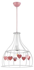 Lustră pentru copii ONLI TITTA 1xE27/22W/230V roz