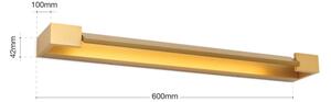 Aplică LED pentru oglindă Orion Soff 3-480 MARILYN LED/18W/230V 60 cm IP44 auriu