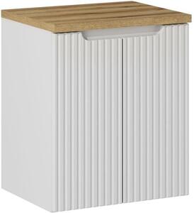 Set dulap Comad Nova White NOVA WHITE 82-50-2D, blat Comad Nova Oak NOVA OAK A 89-50