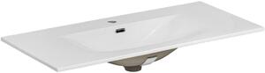 Comad Sky lavoar 101x46 cm dreptunghiular mobilier alb luciu SKY 100/DP-8099