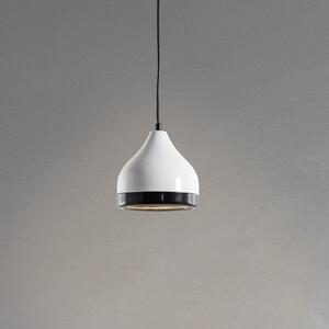 Opviq Lampă suspendată Yildo 6868, alb/negru, metal, 1 bec, reglabil, Alb, Camera de zi / sufragerie, Metal, Modern