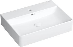 Omnires Garland lavoar 60x43 cm dreptunghiular de blat alb luciu GARLAND600BP