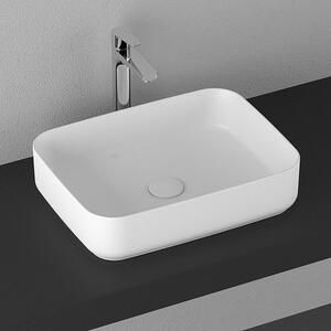 Isvea Infinity lavoar 50x36 cm dreptunghiular de blat alb luciu 10NF65050