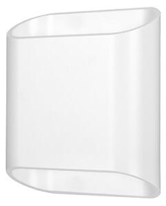 LCD LED lampă de perete pentru exterior, alb, sus & jos, CCT, dimabil, aluminiu,, reglabil, Alb, Aluminiu, Modern