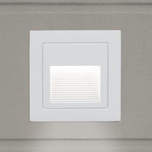 ORION Aplică încastrată Loro LED, alb, lățime 8,5 cm, aluminiu, Alb, Aluminiu, Modern, Luminile încastrate unghiulare