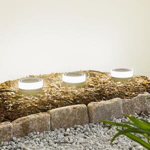 Lindby Smart LED cu LED-uri de iluminat la sol Kyren, CCT, RGB, Tuya, 3, reglabil, Alb, Plastic, Modern