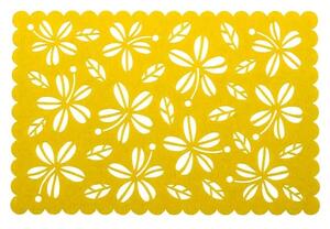 Suport farfurie 45x30cm, galben, Pretty